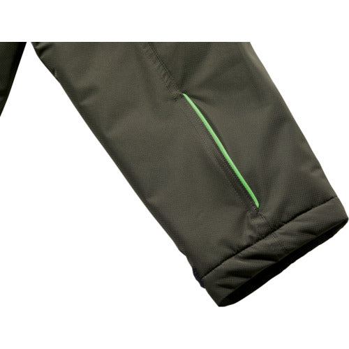 ＢＵＲＴＬＥ　防水防寒ジャケット７６２０−１４−Ｌミルスグリーン