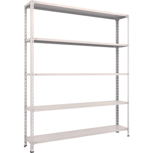 ＴＲＵＳＣＯ　スチールラック　軽量棚開放型　Ｗ１８００ＸＤ３００ＸＨ２１００　５段　ネオグレー
