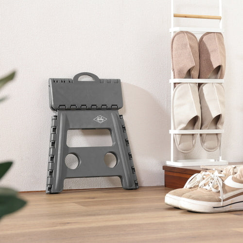 不二貿易　折り畳み踏み台　フォールディングステップスツール　Ｈ３２ｃｍ　ＢＫ