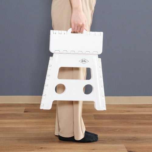 不二貿易　折り畳み踏み台　フォールディングステップスツール　Ｈ３２ｃｍ　ＢＫ