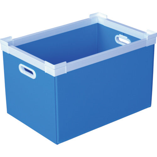 ＫＵＮＩＭＯＲＩ　プラダン　ＮＳコンテナ　５０Ｌ（ＳＷコーナー）ライトブルー