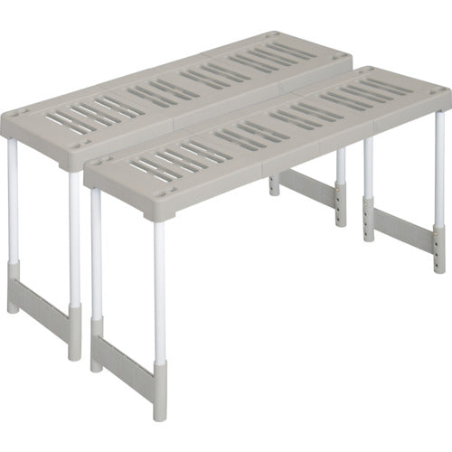 ＴＥＮＭＡ　ＰＲＸ　ピタッ！と伸びるん棚　クローゼット用　レギュラータイプ　２台入