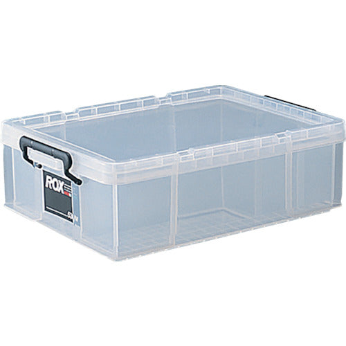 ＴＥＮＭＡ　フタ式収納ケース　ロックス　５３０Ｓ　クリア　３９０×５３０×１６５