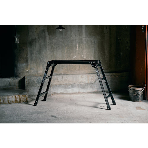 ＴＥＮＭＡ　アルミ作業台３段　ブラック