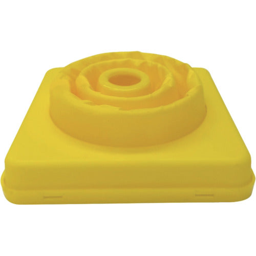 ミズケイ　伸縮式三角コーン＜イエロー＞２０ｃｍ