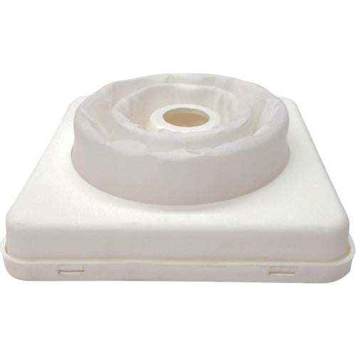 ミズケイ　伸縮式三角コーン＜ホワイト＞２０ｃｍ