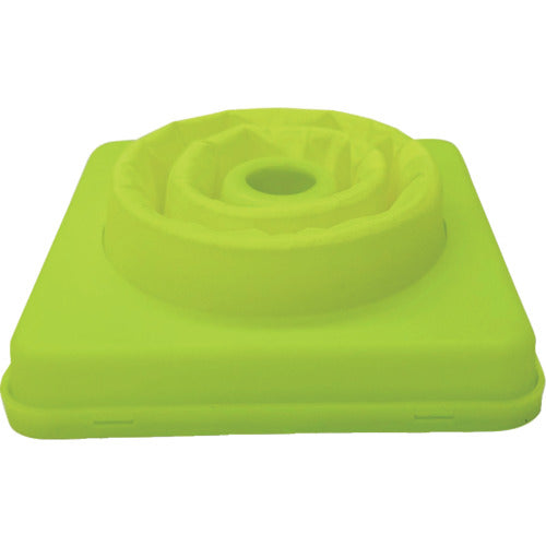 ミズケイ　伸縮式三角コーン＜蛍光イエロー＞２０ｃｍ