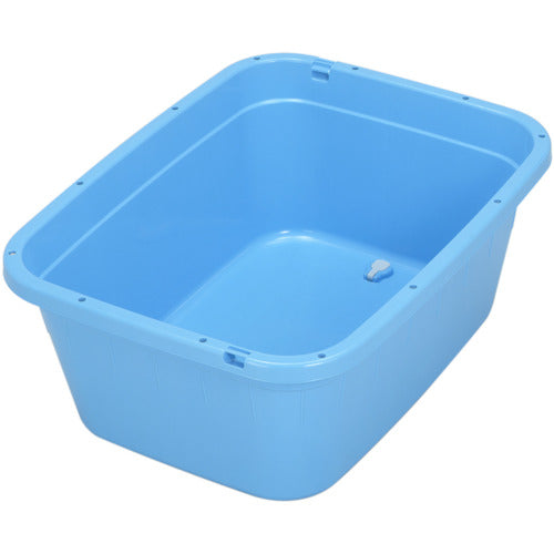 ＴＯＮＢＯ　角型タライジャンボ　水抜栓付　ブルー　１２０Ｌ