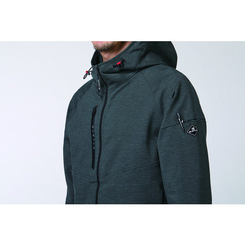 ＢＵＲＴＬＥ　【２５年１２月末入荷見込み】　フーディブルゾン　８５１−０６−ＸＬ　チャコールグレー