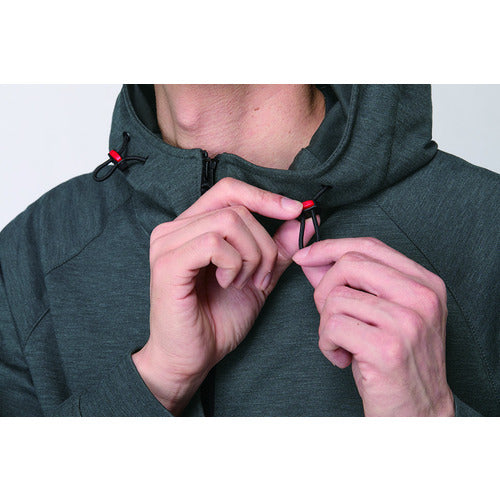 ＢＵＲＴＬＥ　【２５年１２月末入荷見込み】　フーディブルゾン　８５１−０６−ＸＸＬ　チャコールグレー