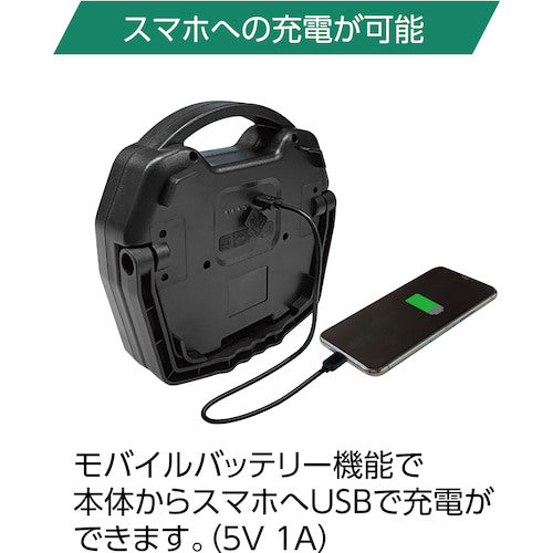 ＢＥＲＵＦ　スピーカー付ポータブルワークライト　ＢＴＫ−１３０１ＲＢＴ