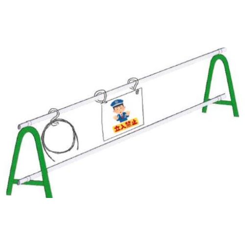 ニッサチェイン　単管用フックＰ型　ＩＰＨ−４８　鉄ユニクロメッキ　線径４．８ｍｍ　９４ｍｍ