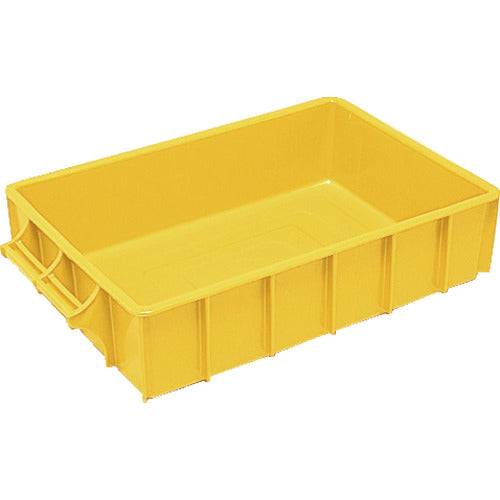 ＤＩＣ　Ａ型コンテナ　Ａ－１　ボックス型　外寸：Ｗ４６０×Ｄ２８０×Ｈ１００　黄