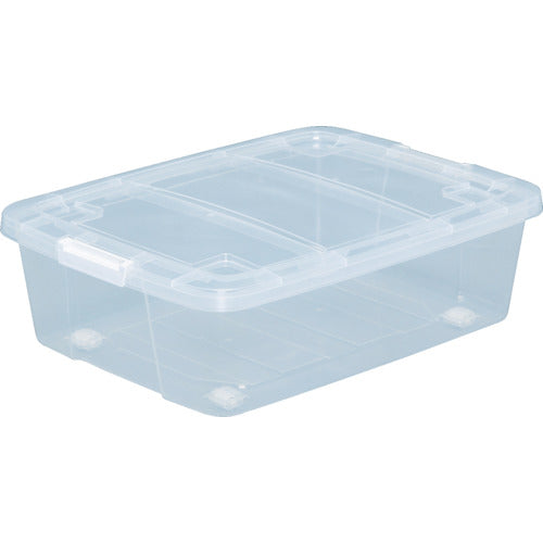 ＩＲＩＳ　２２６５８２　クローゼットキャリー　（１個入）　３００×４２０×１４０　クリア／ホワイト