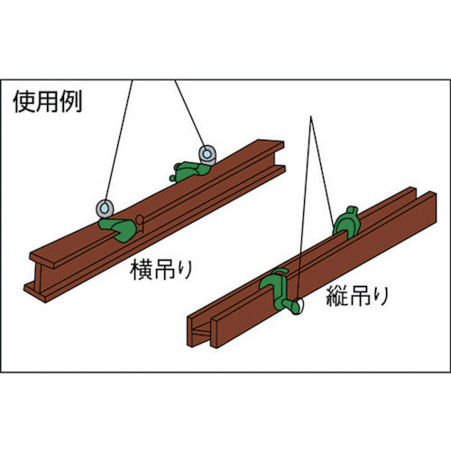 日本クランプ 横つり・縦つり兼用型クランプ