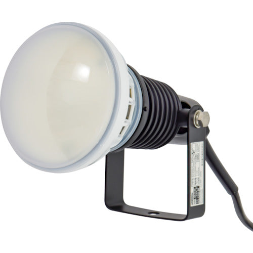 ＮＩＣＨＩＤＯ　エコビックＬＥＤ投光器２０Ｗ　常設型　昼白色　電線１．５ｍ　本体黒