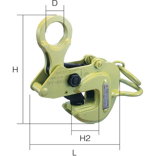 イーグル 横つり用クランプ AMS