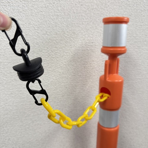 アラオ　マグネットスタンド　パッチンスタンドＮＥＯ　オレンジ／白