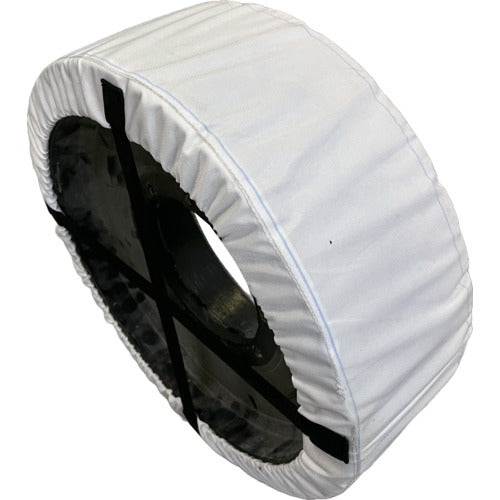 アラオ　高所作業車用タイヤカバー　タイヤ養生カバー２６０７　4枚セット