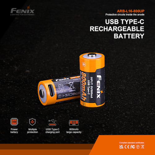 ＦＥＮＩＸ　リチウムイオン専用充電電池　ＡＲＢ−Ｌ１６−８００ＵＰ