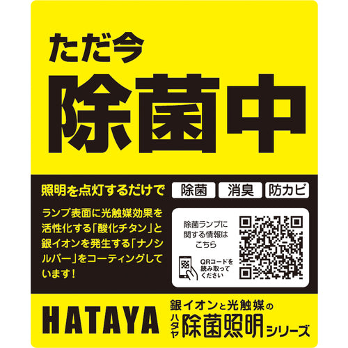 ハタヤ　除菌照明シリーズ交換球（４０Ｗ形蛍光灯タイプ）