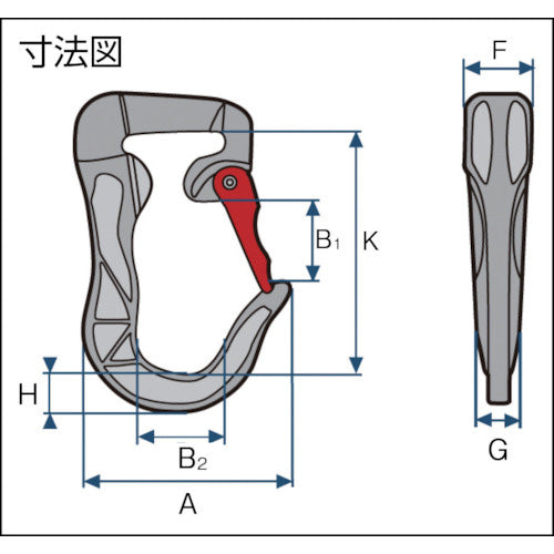 SPANSET ジョーカーフック ASH 1