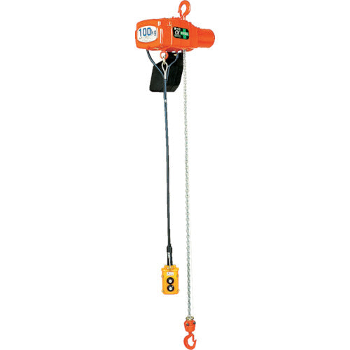 象印　単相１００Ｖ小型電気チェーンブロック（１速型）６０ｋｇ・３ｍ　（αＳ－００６　　３ｍ）
