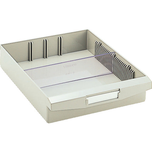 ＴＲＵＳＣＯ　パーツケース　バンラックケースＡＷ型引出　内寸２２３Ｘ２６５ＸＨ５６　ネオグレー