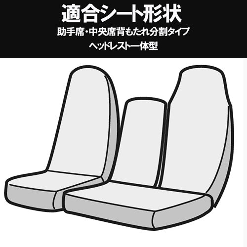 【座席シートカバー】いすゞトラック：エルフ(トラック 運転席・助手席セット)