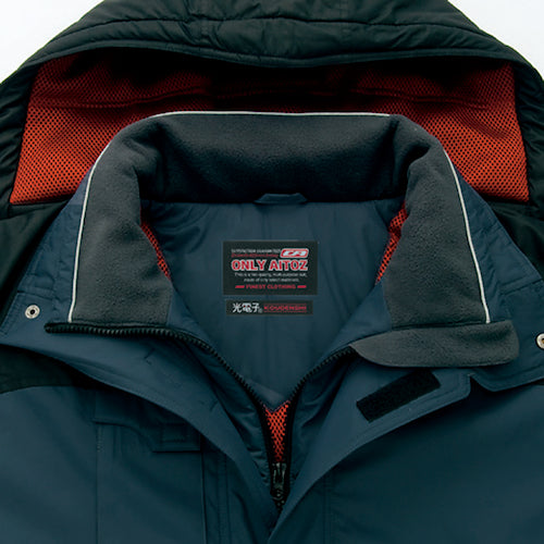 アイトス　防寒コート　ネイビーＭ