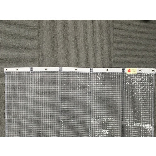 ユタカメイク　シート　簡易間仕切り防炎・制電　２ｍ×２ｍ　クリア