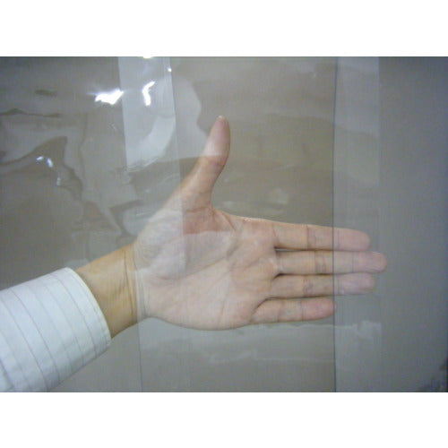 ユタカメイク　のれん型間仕切りカーテン　透明タイプ　１５ｃｍｘ約２ｍ・１枚