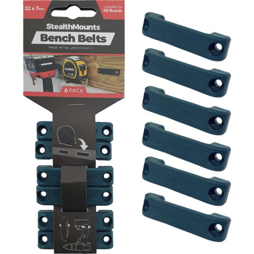 ステルスマウント　ベンチベルト（６個入り）ブルー