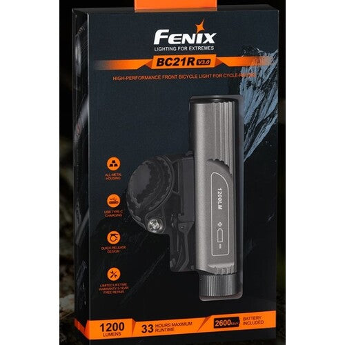 ＦＥＮＩＸ　充電式ＬＥＤバイクライト　ＢＣ２１ＲＶ３０