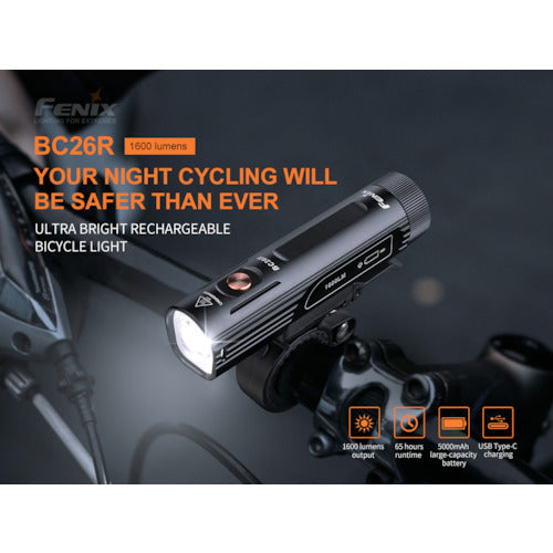 ＦＥＮＩＸ　充電式ＬＥＤバイクライト　ＢＣ２６Ｒ