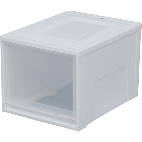 ＩＲＩＳ　２２８２７８　チェスト　３５０×４５０×２９７　ホワイト／クリア