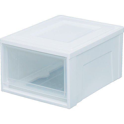 ＩＲＩＳ　２２８２７５　チェスト　３５０×４５０×２３２　ホワイト／クリア