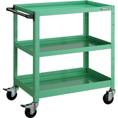 ＴＲＵＳＣＯ　ツールワゴン　バーディワゴン　７５０Ｘ５００ＸＨ８８０　浅２深１段　ヤンググリーン