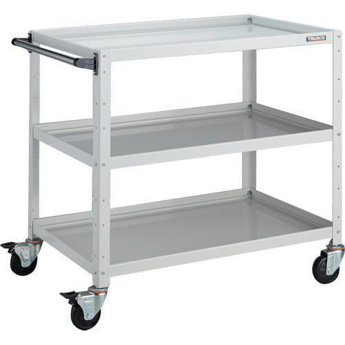 ＴＲＵＳＣＯ　ツールワゴン　バーディワゴン　９００Ｘ６００ＸＨ８８０　３段　ホワイト