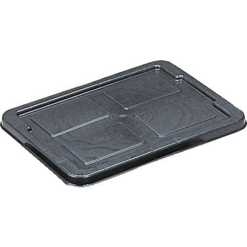 ＲＩＳＵ　ＢＥ型導電コンテナーＢ－１０蓋　１３１１８４　ブラック