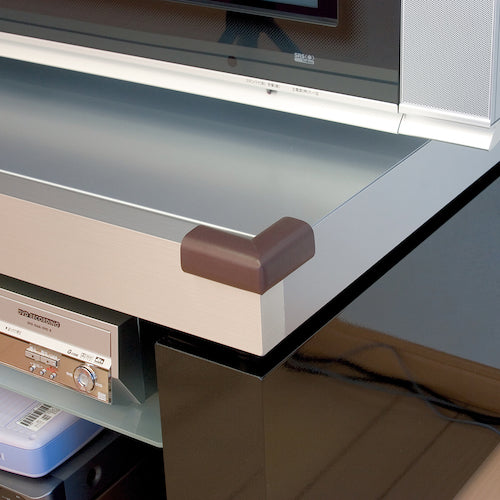 ＣＡＲ−ＢＯＹ　コーナーゴムパット　ちび４Ｐ　ブラウン