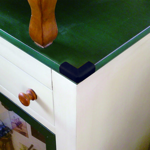 ＣＡＲ−ＢＯＹ　コーナーゴムパット　ちび４Ｐ　ブラック