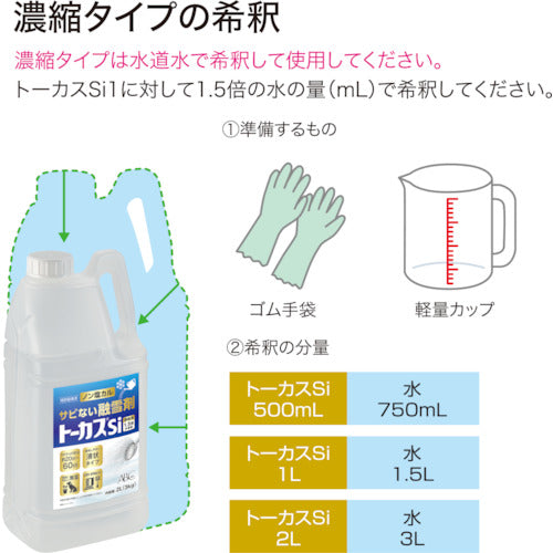 ＡＢＣ　トーカスＳｉ濃縮液　２Ｌ（３ｋｇ）