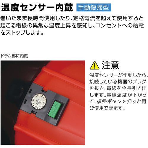 ハタヤ　コードリール　シンサンデーリール　単相１００Ｖ型２０Ｍ