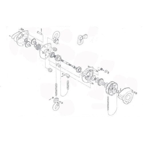 ＫＩＴＯ　チェーンブロック　キトーマイティＭ３形　ＣＢ０１０・ＣＢ０１５用部品　ミゾナットＭ８