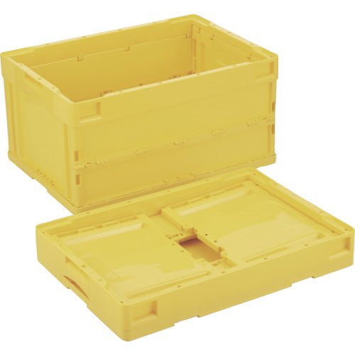 ＲＩＳＵ　ＣＢ型折りたたみコンテナ　５７３９８４　ＣＢ－Ｓ４１ＮＲ　黄