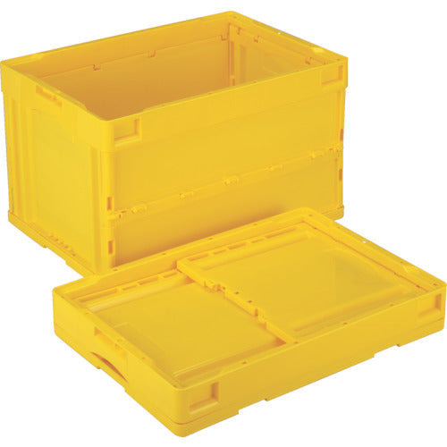 ＲＩＳＵ　折りたたみコンテナー　５６１９２９　ＣＢ－Ｓ５１ＮＲ黄