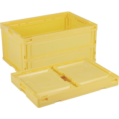 ＲＩＳＵ　折りたたみコンテナー　５６４０５０　ＣＢ－Ｓ７６ＮＲ黄
