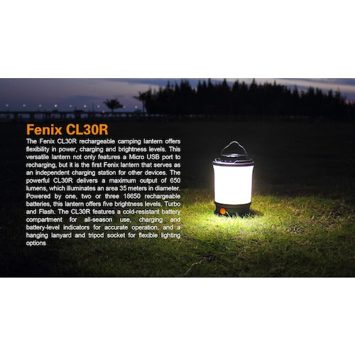 ＦＥＮＩＸ　充電式ＬＥＤランタンライト　ＣＬ３０ＲＢＬＡＣＫ
