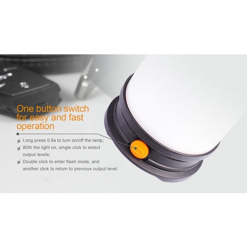 ＦＥＮＩＸ　充電式ＬＥＤランタンライト　ＣＬ３０ＲＢＬＡＣＫ